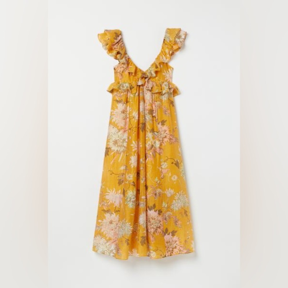 H&M Floral Ruffle Dress size S